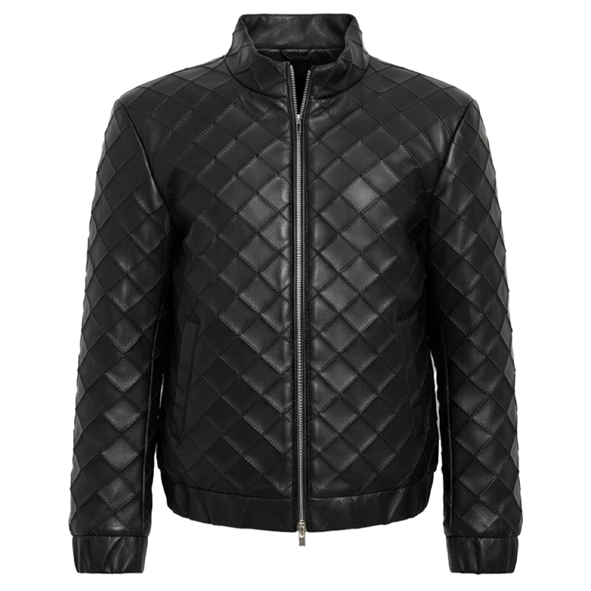 Blackout Quilted Leather Jacket