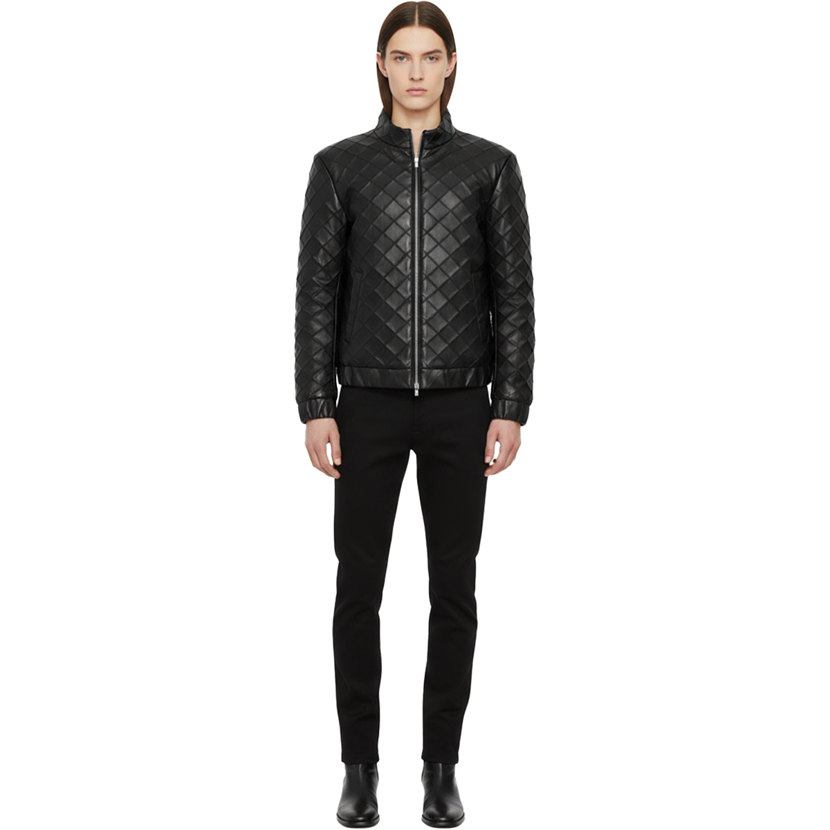 Blackout Quilted Leather Jacket